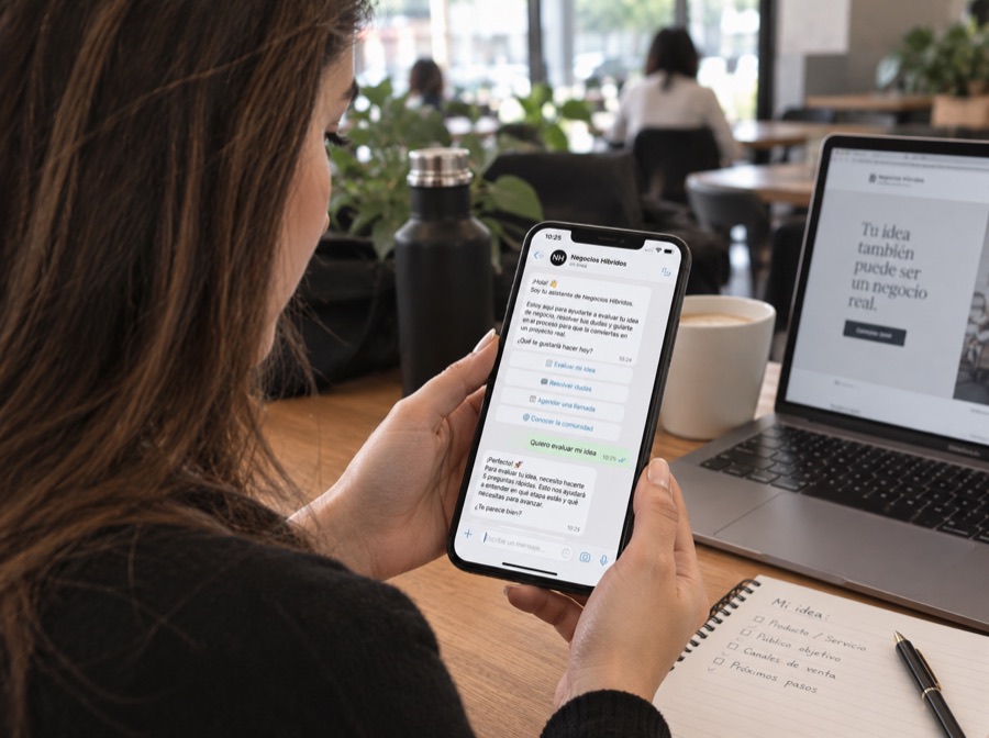 Chatbots con IA de Negocios Híbridos